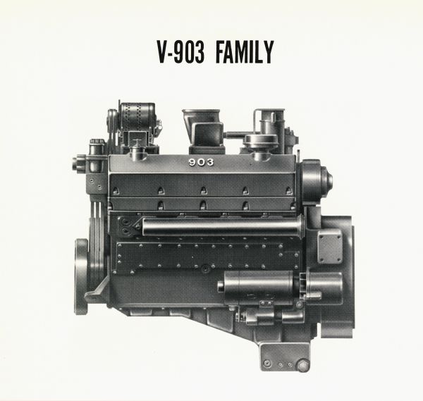 Illustration for the V-903 family of Cummins engines.