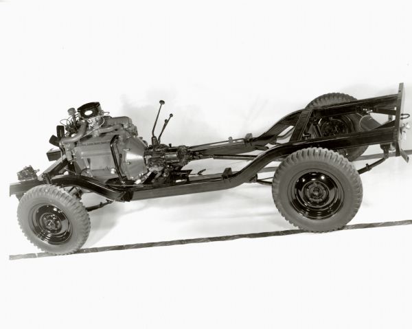 International photo shoot showcasing the International Scout chassis.