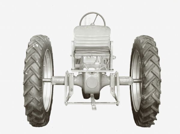 A straight rear view of redesigned F-22 tractor. 