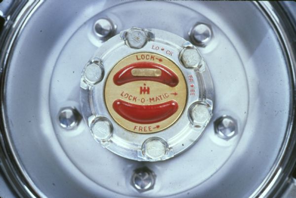 Close-up view of IH Lock-O-Matic.