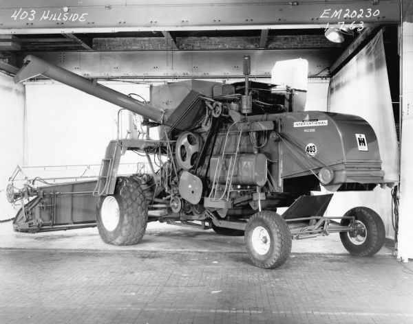 International 403 Self Propelled Hillside Combine | Photograph ...