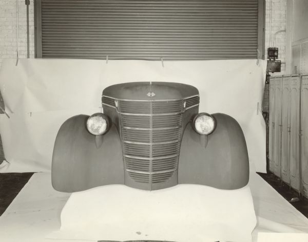 Clay mock-up of 1937 front end for D-30 1 1/2 ton.