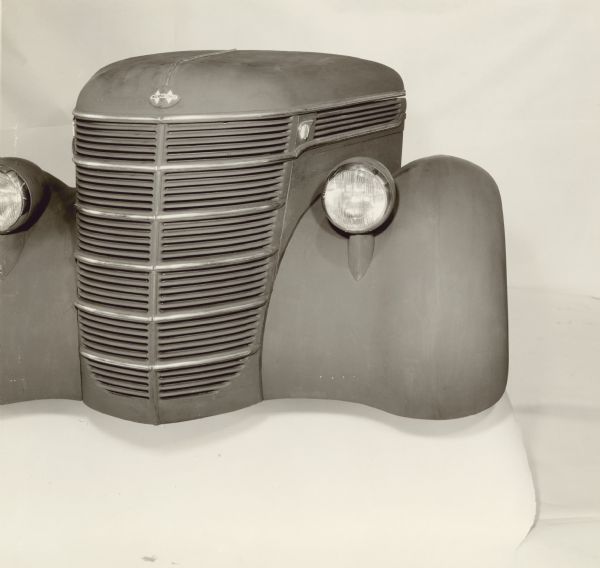 Clay mock-up of 1937 front end for D-30 1 1/2 ton.