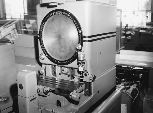 Caption reads: "Eastman Kodak Shadograph Inspection Equipment."