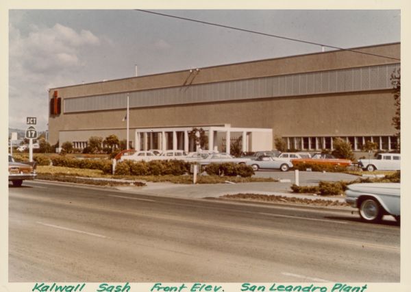 Exterior view of the San Leandro plant front entrance.