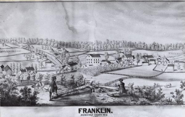 Bird's-eye view of Franklin.