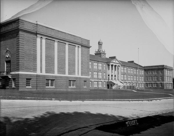 West High School at 30 Ash Street. H.J. Kelly was the general contractor.
