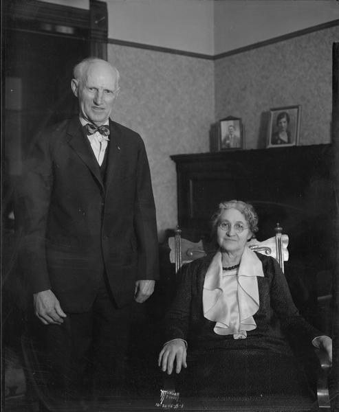 Portrait of Daniel A. and Nellie M. Rooney at their home at 1144 Spaight Street.