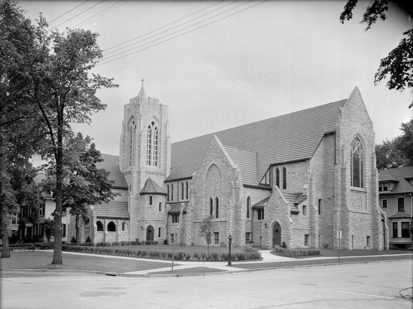 Exterior view of the Bethel Lutheran Church, 318 Wisconsin Avenue.