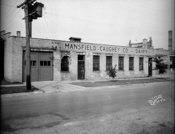 Mansfield Caughey Company Dairy, 9 North Brearly Street.