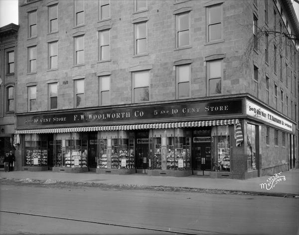 Woolworth's Variety Store (aka Pioneer Building), located at 1 East Main Street.