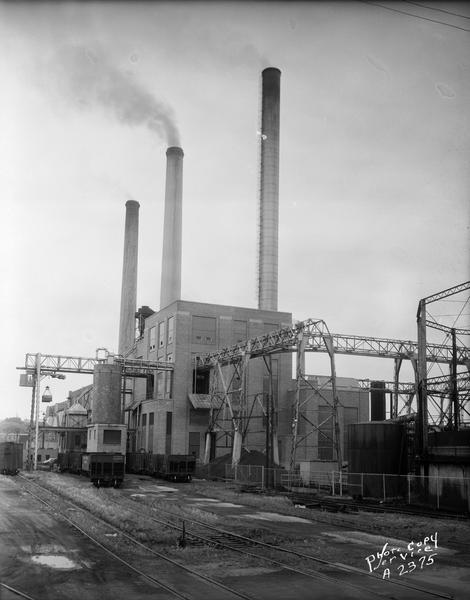 Madison Gas & Electric Company Steam Turbine Station and Substation, 115 South Blount Street, view from South Livingston Street.