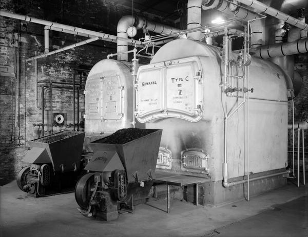 Anchor stokers and Kewaunee boilers, at the RMR Corporation building, 1400 East Washington Avenue.