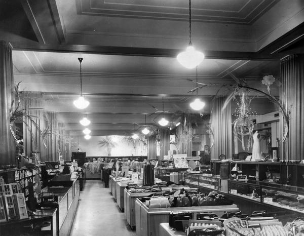 Harry S. Manchester's, Incorporated, 2-6 East Mifflin Street, first floor with gloves, purses, and accessories department.