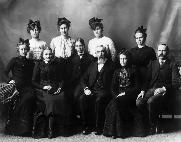 Nils Dahl Family | Photograph | Wisconsin Historical Society