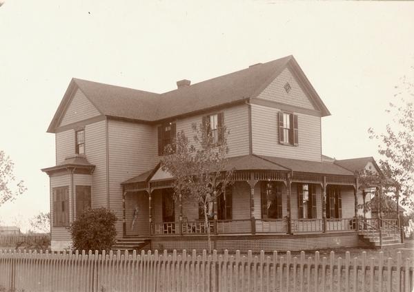 The house of S.B. Callahan, "the secretary who signed warrants".  The house was purchased in October of 1897.