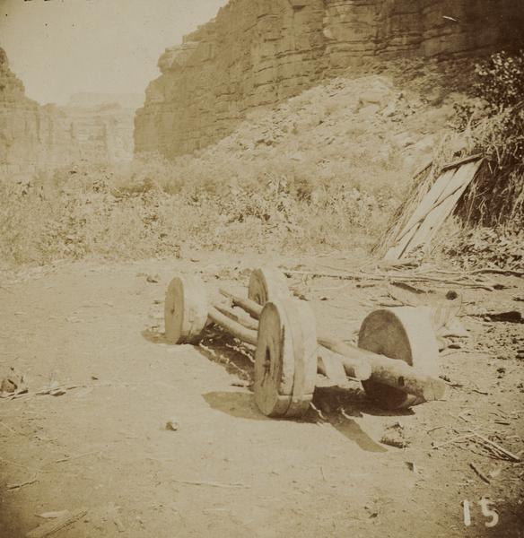 A Yava-supai [Havasupai] wagon at Cataract Canyon.