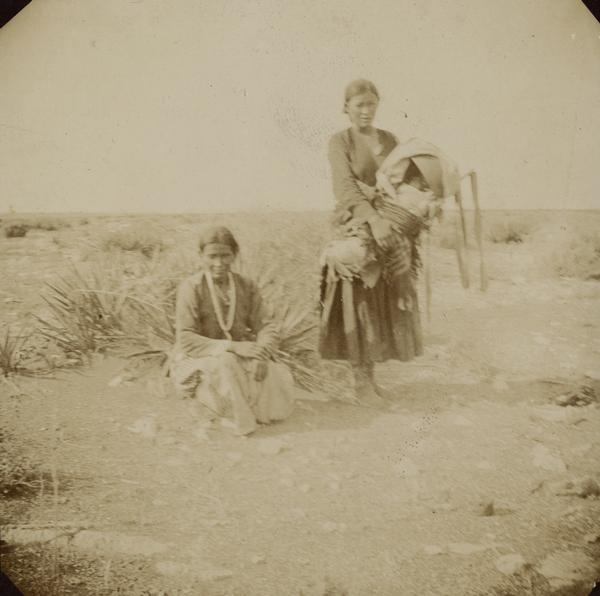 Navajo women and child.