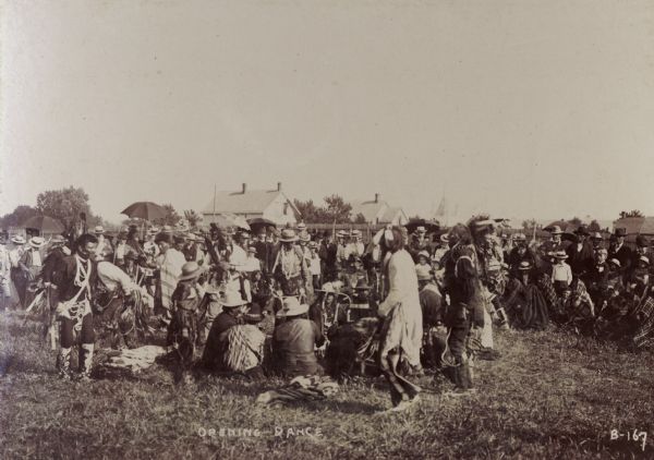 The opening dance of the Trans-Mississippi Exposition and Indian Congress.