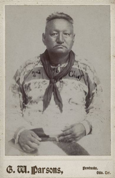 Second Chief, probably Chief Olohahwalla.