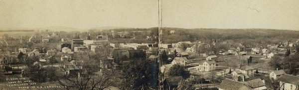 Elevated view of Albany, looking West.