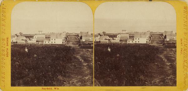 Stereograph of Bayfield.