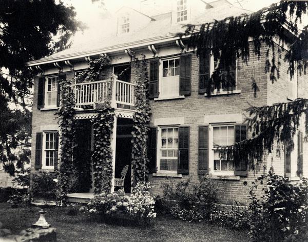 House owned by Melvin Garthwaite of Bloomington, Wisconsin.