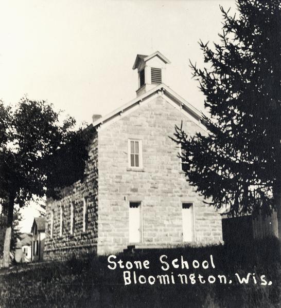 The Stone School house, also called the Rock School.