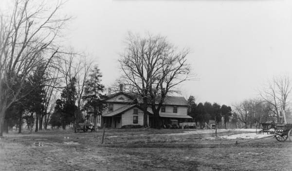 View of the former Wiesman Inn, now a farmhouse.