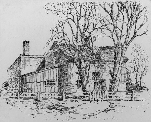 Strang House, also called "Mormon House," where "King" Strang lived and died, and where he published the Voree Herald.