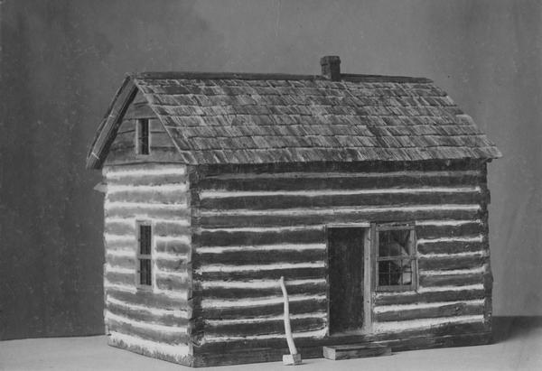 Model of the house John Naset built for himself in the spring of 1865 in Christiana.