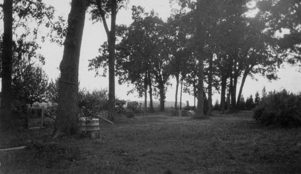 Burial site of Gjermund Hansen (1786-1840), said to be the first Norwegian immigrant buried in Wisconsin.