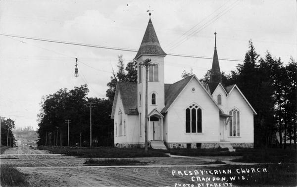 Caption reads: "Presbyterian Church, Crandon, Wis."