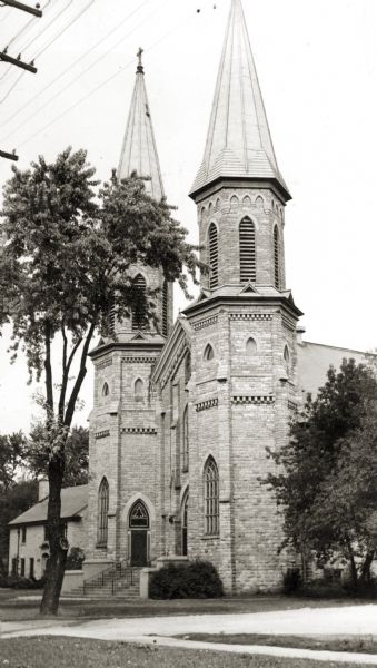 St. Louis Catholic Church | Photograph | Wisconsin Historical Society