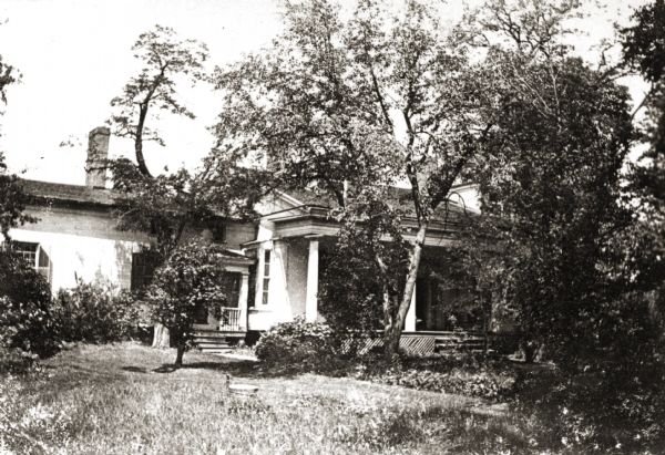 Hazelwood, the home of Morgan L. Martin. Morgan Lewis Martin served as county judge of Brown County from 1875 until his death in 1887.