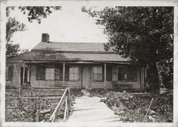 View of the Tank cottage prior to restoration.