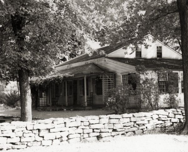 Exterior view of the Tank Cottage.
