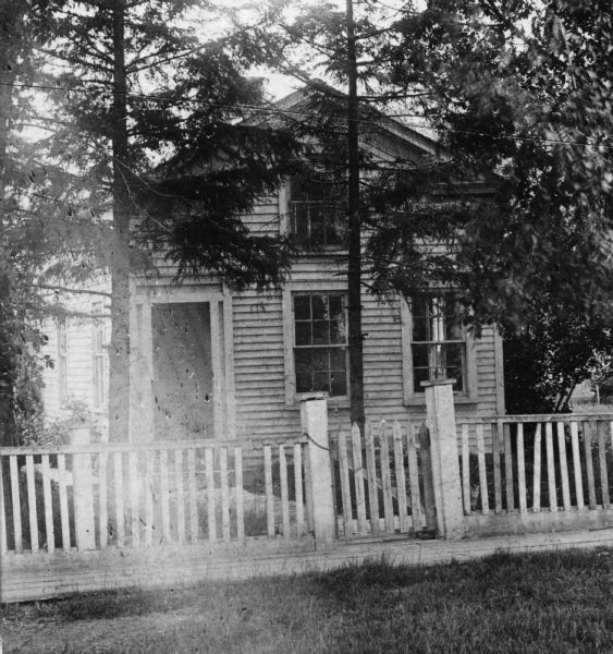 View of the Jenckes house, home of Dr. J.L. Jenckes, physician and surgeon.