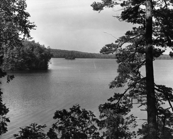 View of a lake in Highland State Forest.