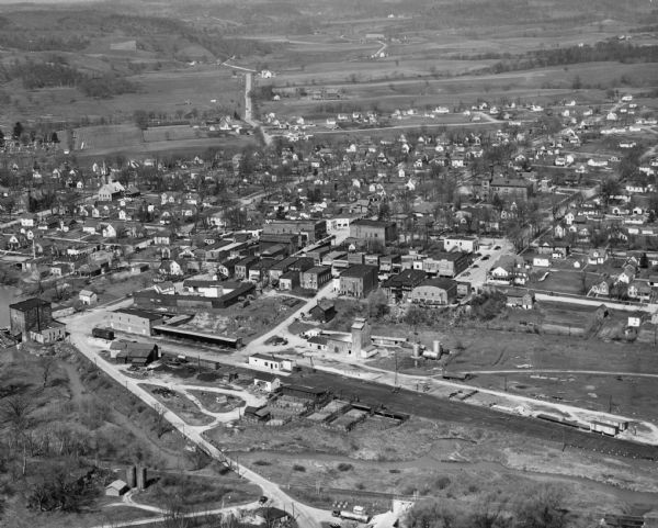 Aerial view of Hillsboro.