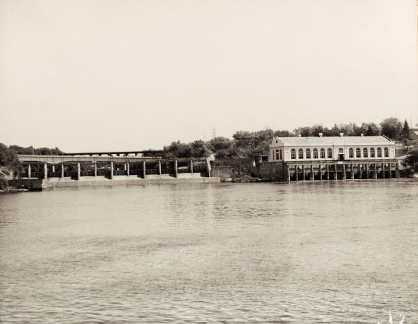 The Kilbourn Hydroelectric Plant of the Wisconsin Power and Light Company.