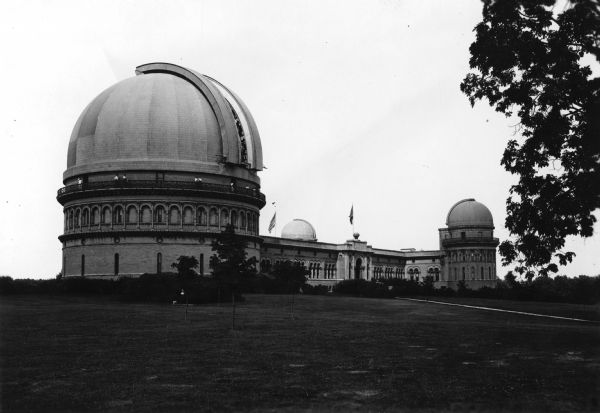 Exterior of Yerkes Observatory.