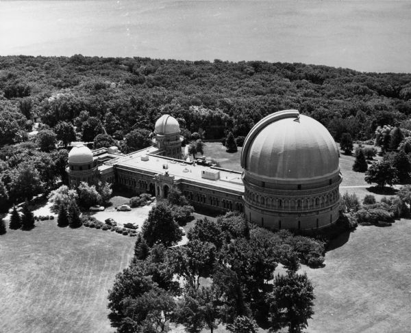 Bird's-eye view of Yerkes Observatory.