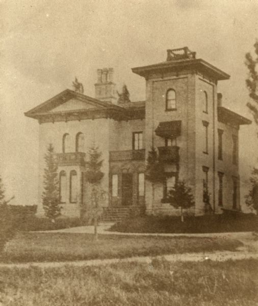 The Faries home, built in 1858.