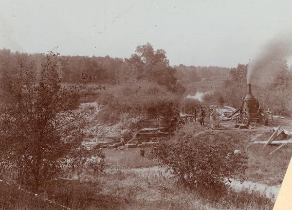 Quarry from which was taken material for the Mormon village of Voree.