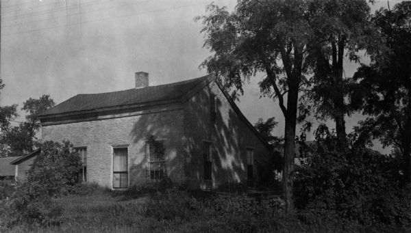 View of a Mormon house dating from James Strang's settlement.