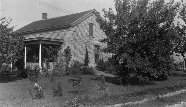 Exterior view of a Mormon house dating from James Strang's settlement.
