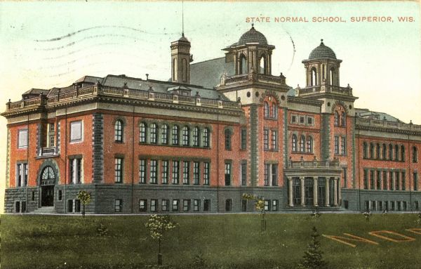 Caption reads: "State Normal School, Superior, Wis."