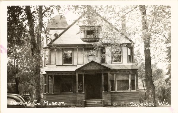 Exterior view of the Douglas County Museum, also known as the A.A. Roth Memorial. The museum was housed here from 1939 to 1963.
