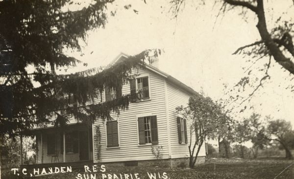 Hayden Residence | Photograph | Wisconsin Historical Society